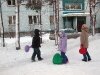 Зимой детишкам в Краснообске привольно