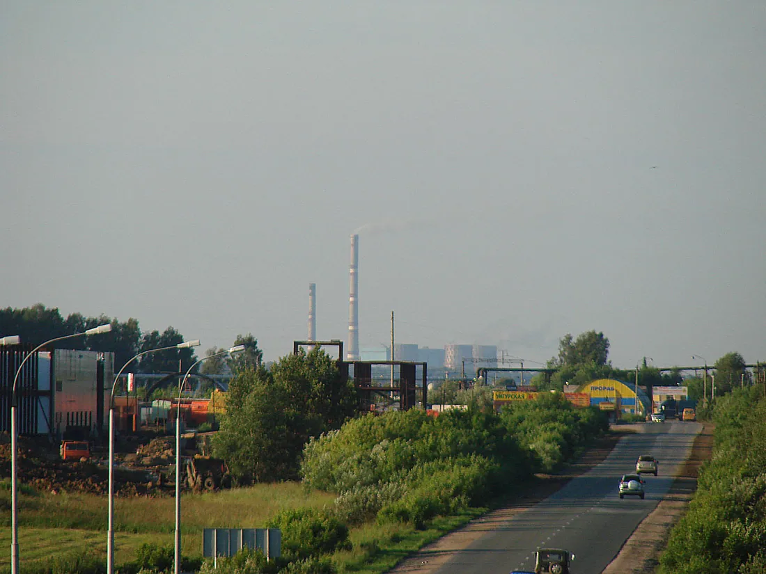 Вид с путепровода трассы М-53, Новосибирский район. Фото: Pavel Nikolaev / CC BY 3.0, via Wikimedia Commons