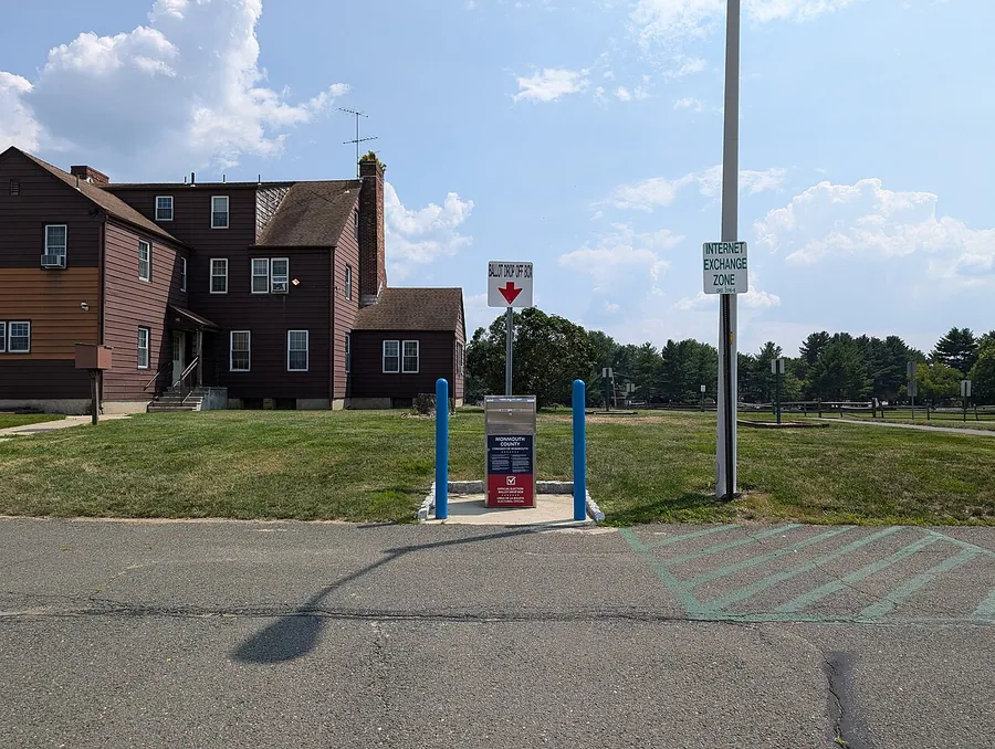 1979 Township Drive Marlboro, NJ 07746 Ballot box located at the far end of the right side parking lot in…